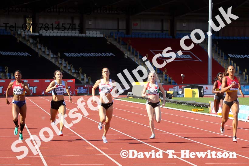 Womens 400 metres, 2019 Muller British Championships, Alexander Stadium, Birmingham. Photo: David T. Hewitson/Sports for All Pics